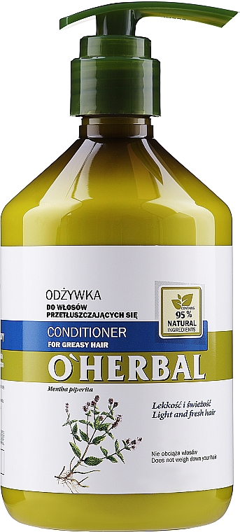 odżywka oherbal do włosów przetłuszczających się