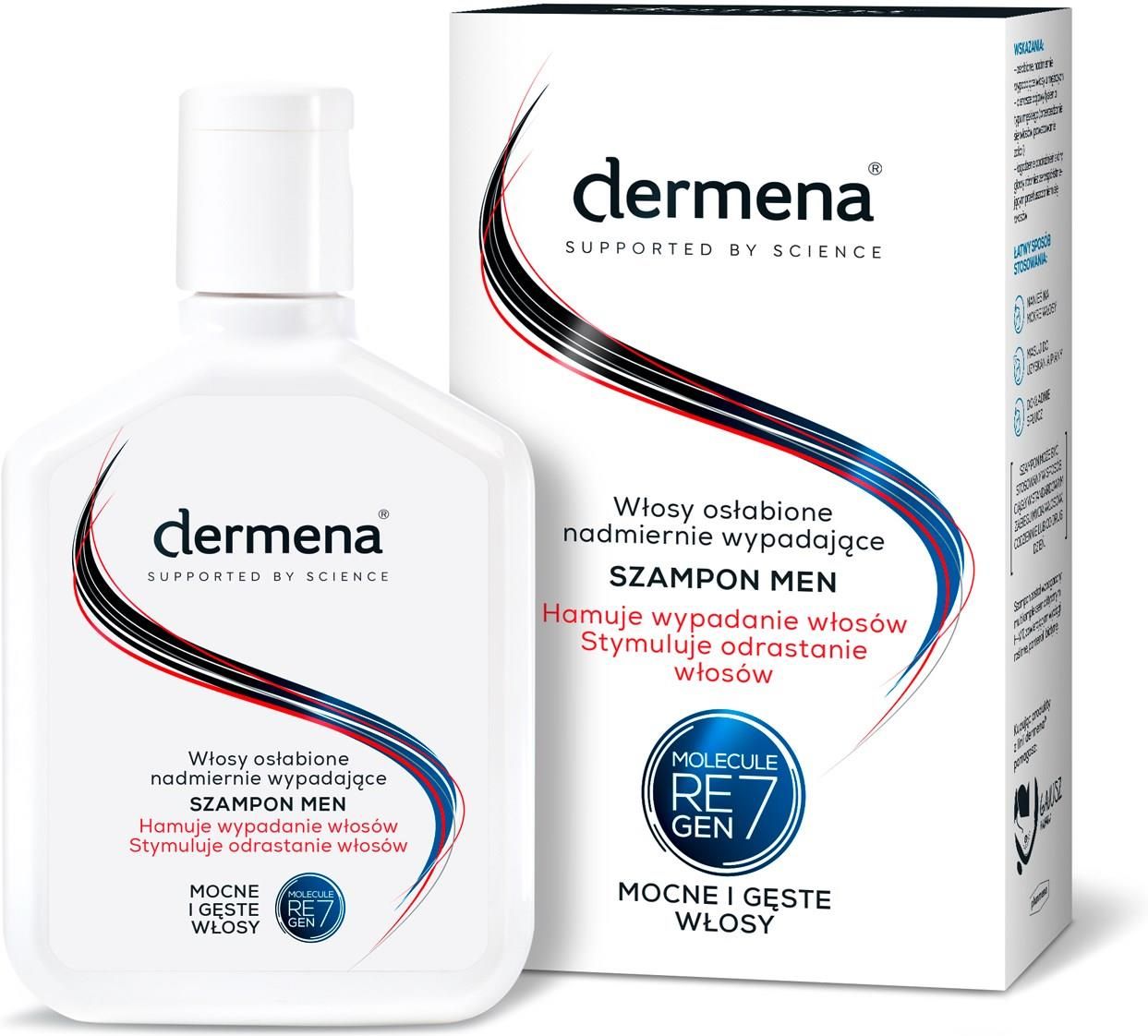 dermena hair care szampon hamujący wypadanie włosów 200 ml