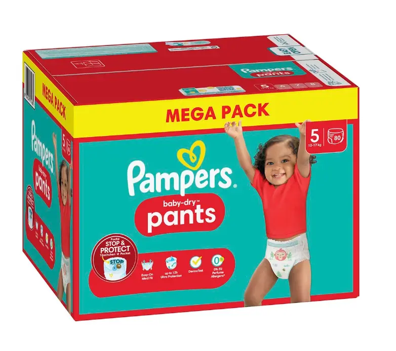 pampers mega pack pants 5