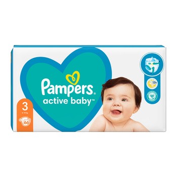 pampers active baby 6-10 kg 58 szt