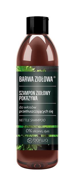 barwa ziołowa szampon pokrzywowy