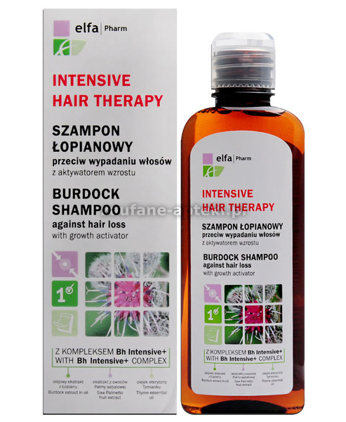 elfa pharm intensive hair therapy szampon łopianowy przeciw wypadaniu włosów