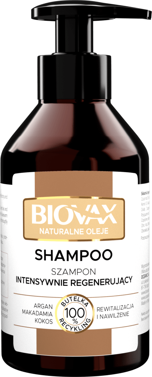 biowax szampon dla włosów suchych 400ml doz