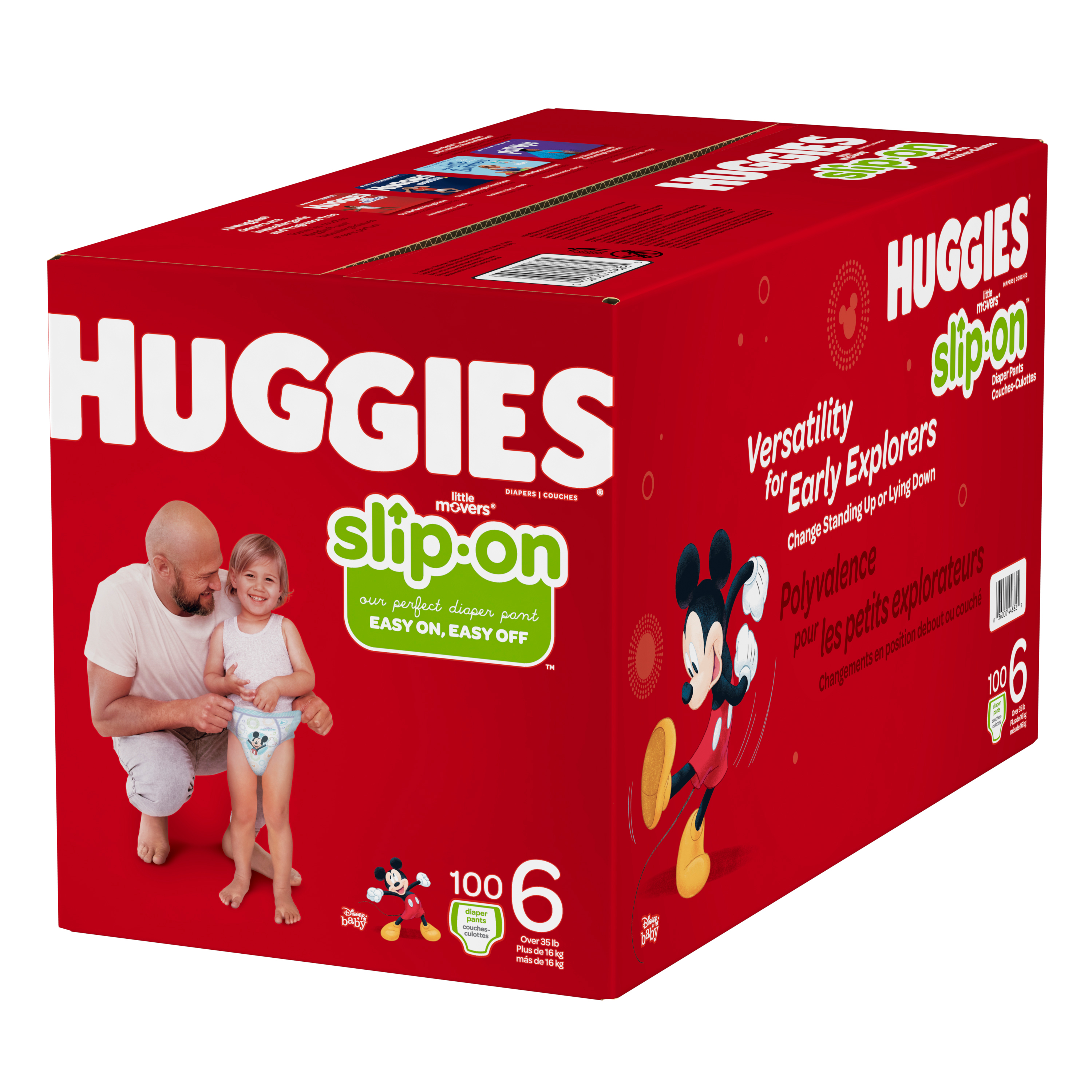 huggies slip on