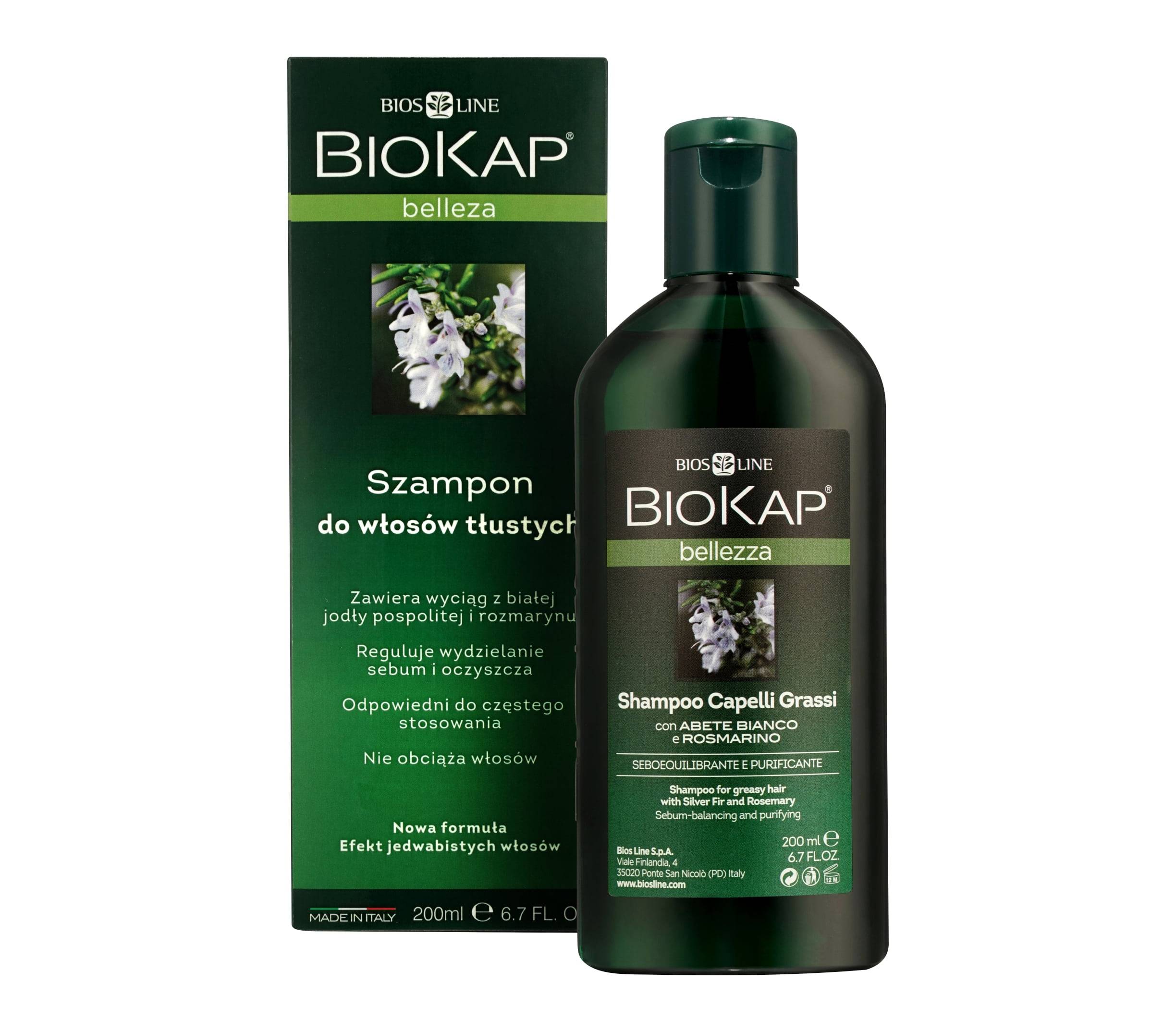 biokap szampon do wlosow przetluszczajacych sie