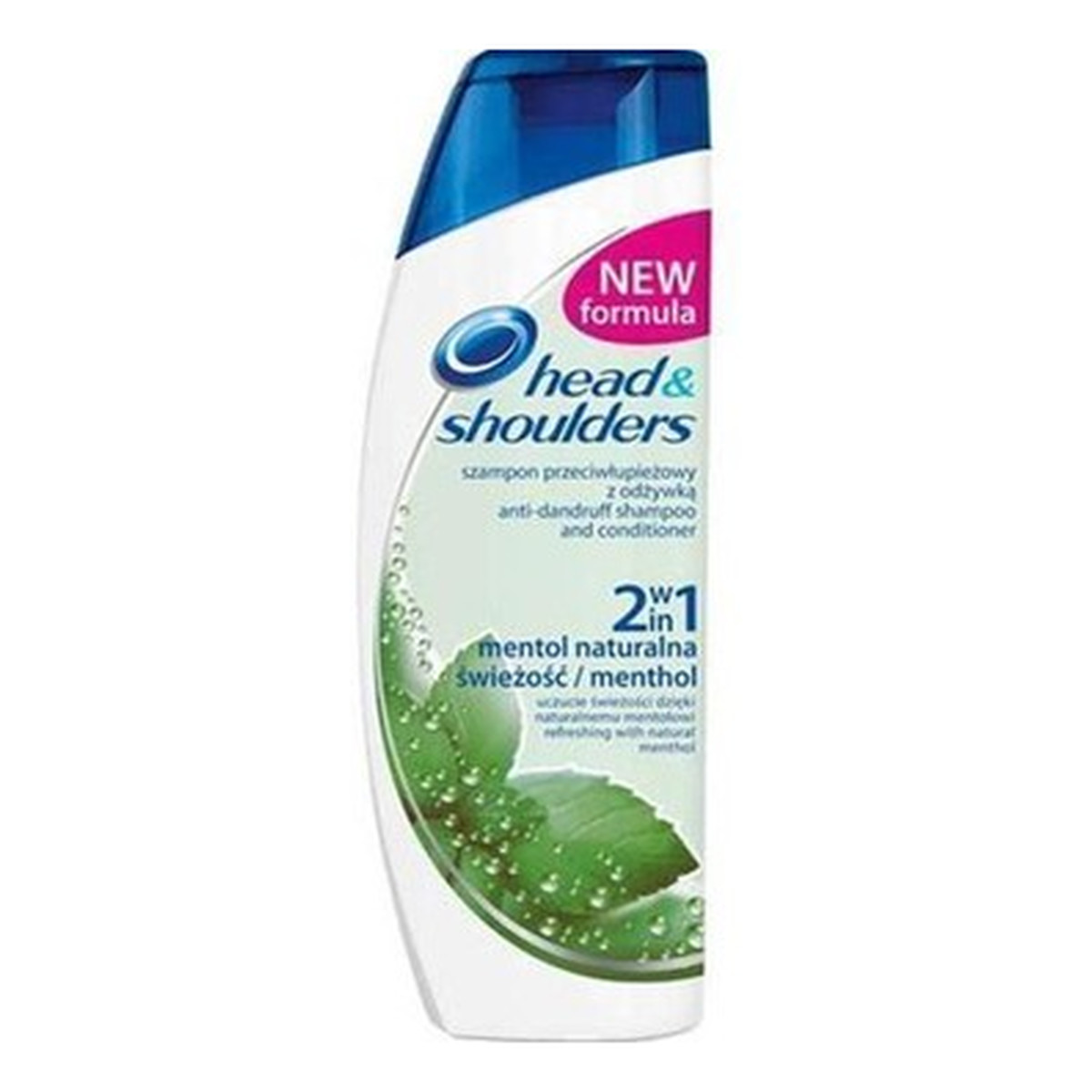 head shoulders menthol szampon przeciwłupieżowy z odżywką 2w1 naturalna świeżość