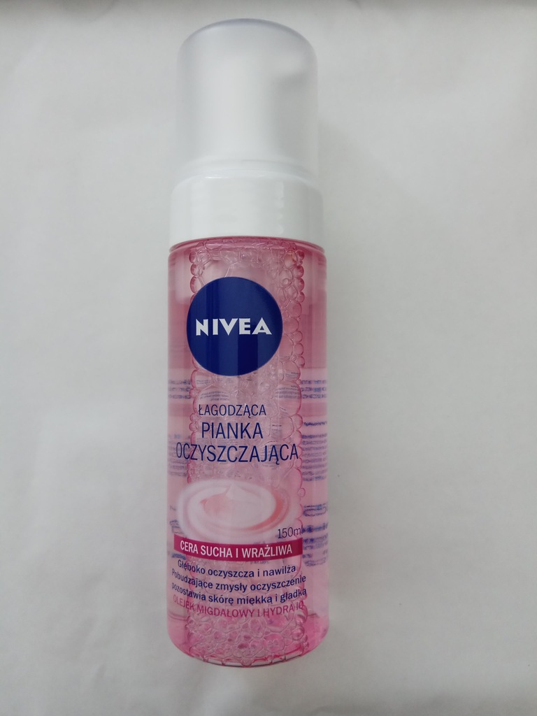 nivea pianka do mycia twarzy skóra wrażliwa