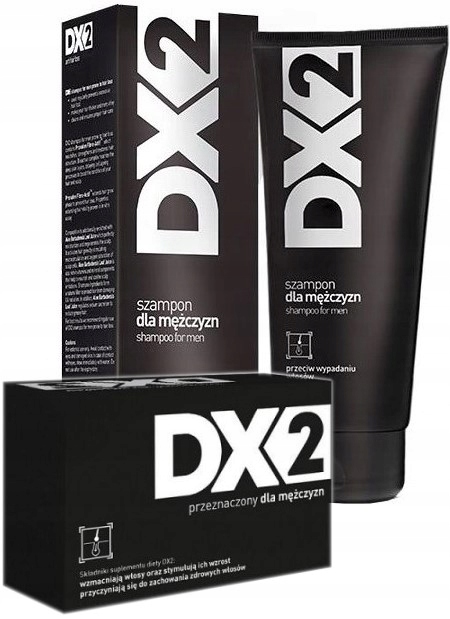 szampon dla mężczyzn dx2 czarny