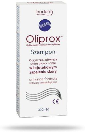 oliprox szampon do stosowania w łojotokowym zapaleniu skóry głowy opinie