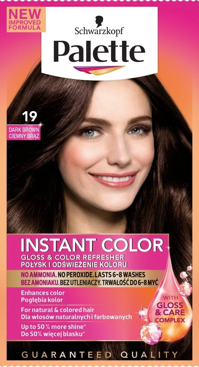 palette instant color 15 nugatowy brąz szampon koloryzujący