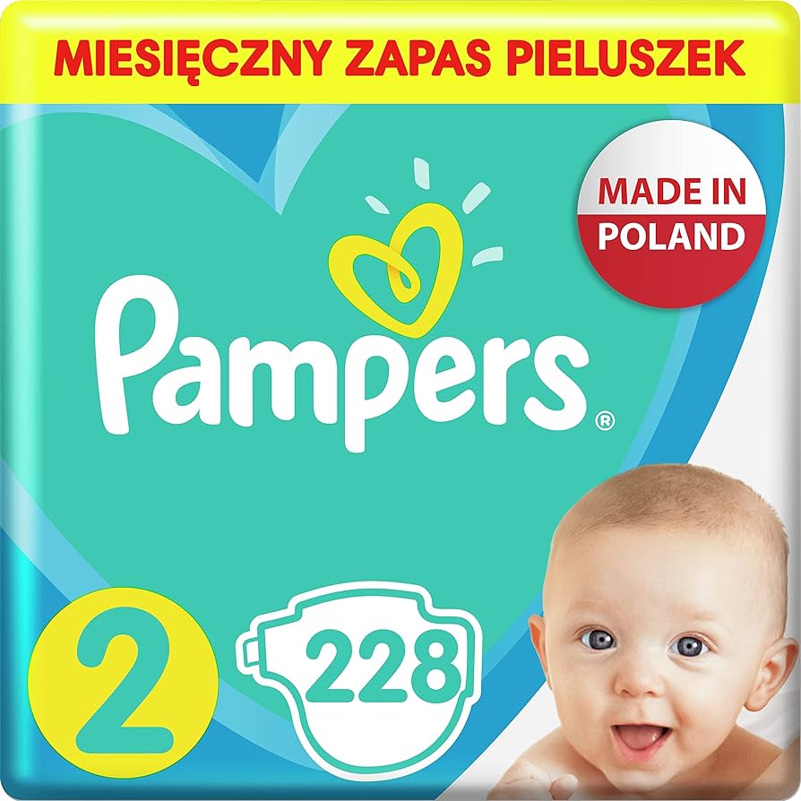 pampers new baby-dry 228sztuk