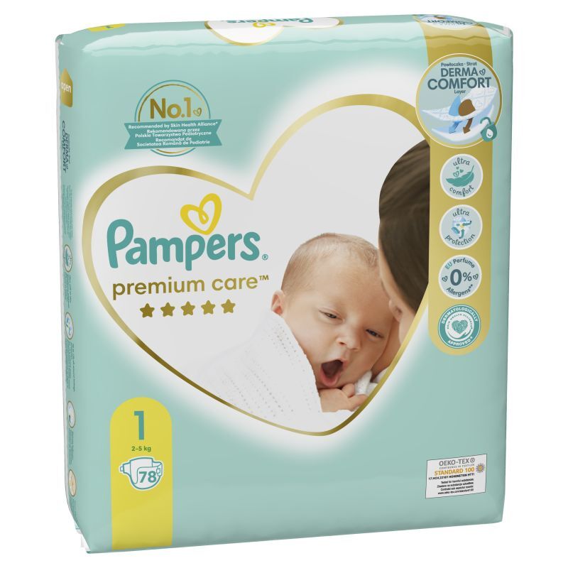 pampers 1 zakładanie