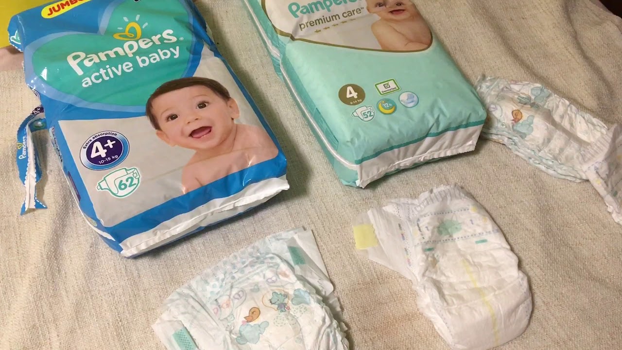 pampers active baby vs premium care