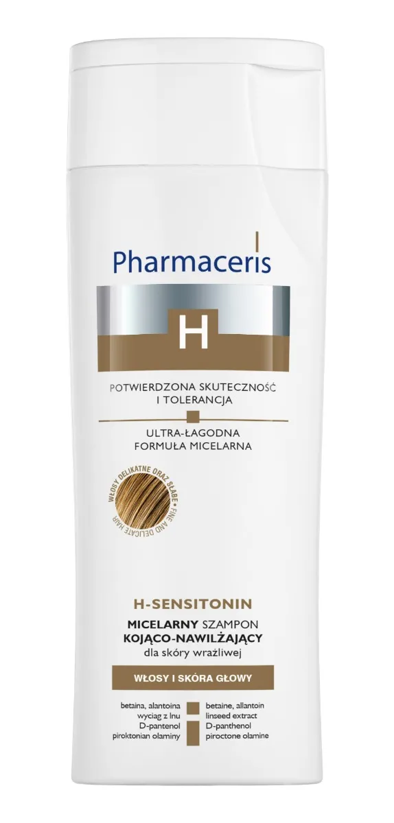 h-sensitonin micelarny szampon kojąco-nawilżający dla skóry wrażliwej