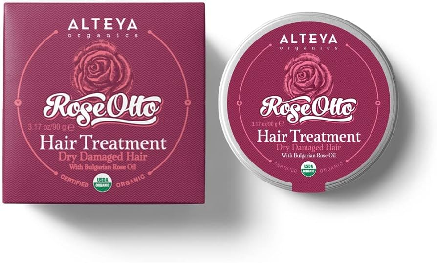 alteya organics organiczna odżywka do włosów z róży