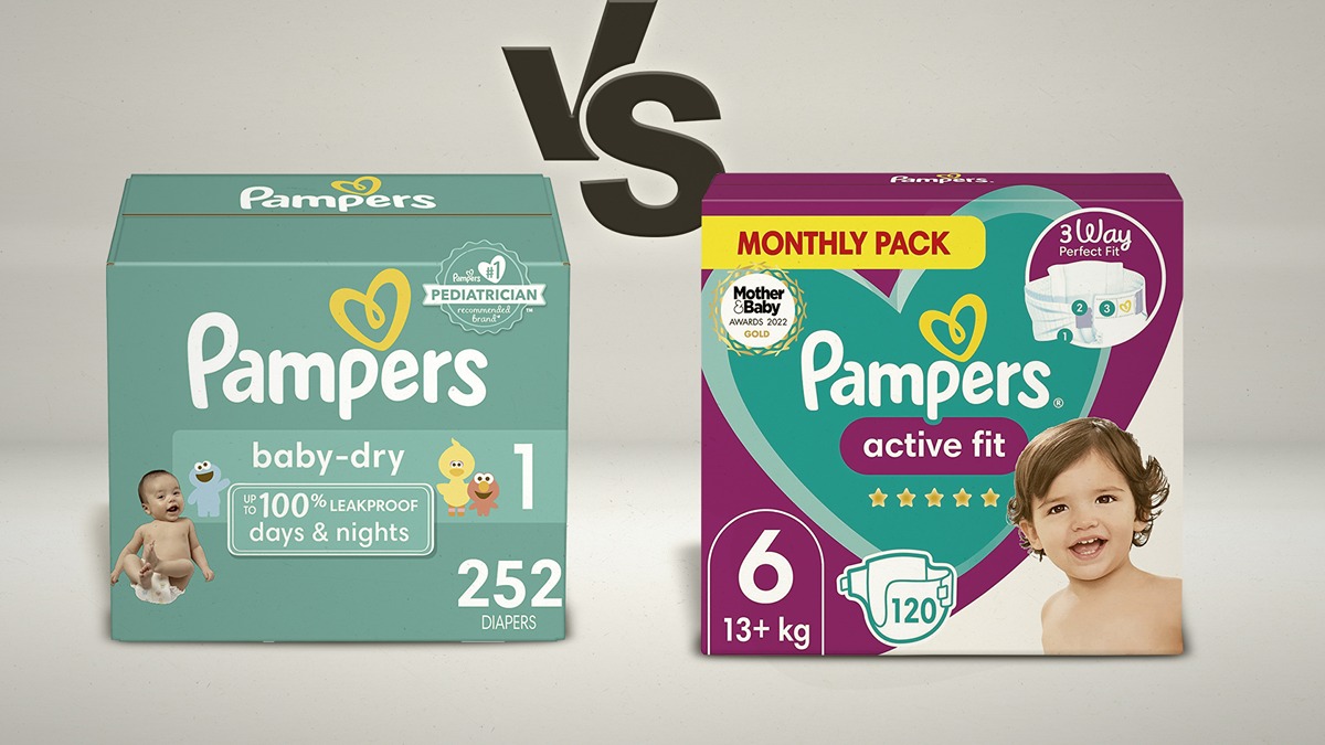 pampers active czy active baby dry