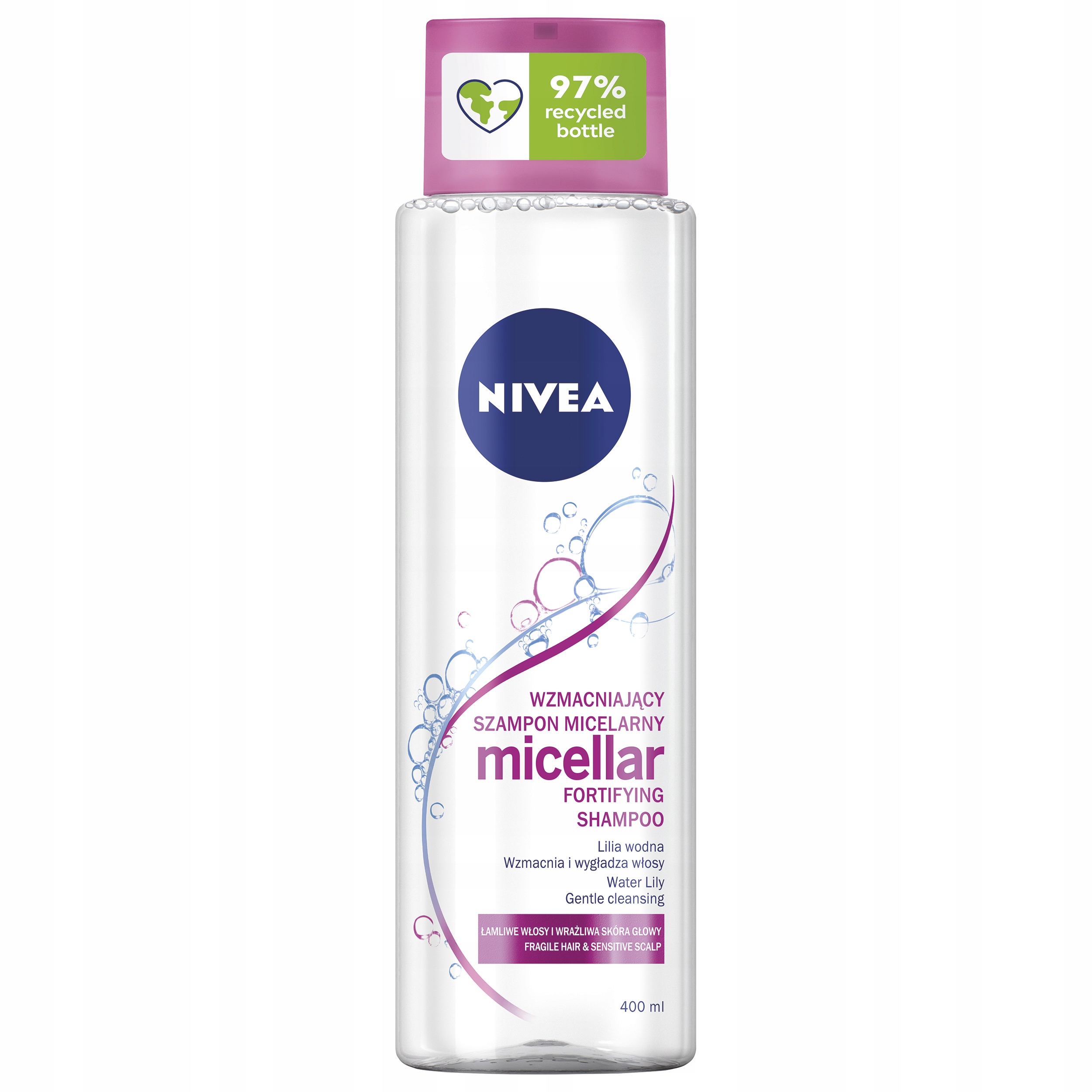 nivea szampon micelarny malinowy