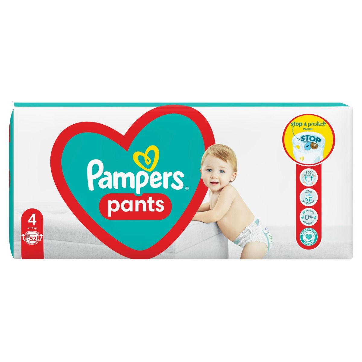 pieluchy pampers pants 4 52 szt