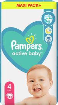 pieluchy pampers 4 active baby