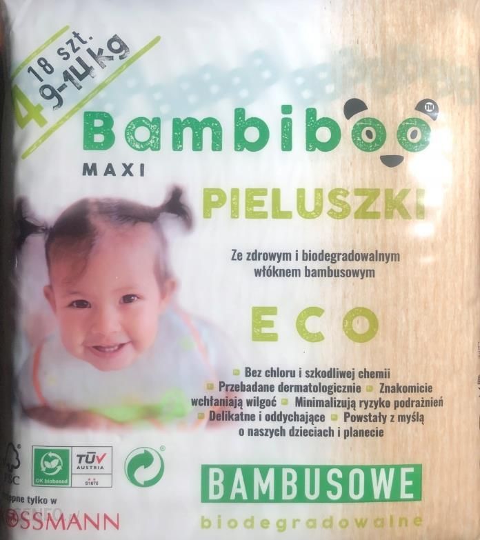 pieluszki bambusowe biodegradowalne