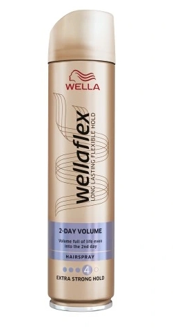 wellaflex 2nd day volume extra strong hold lakier do włosów