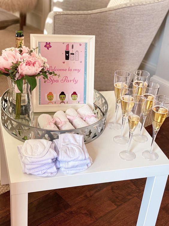 pamper party ideas