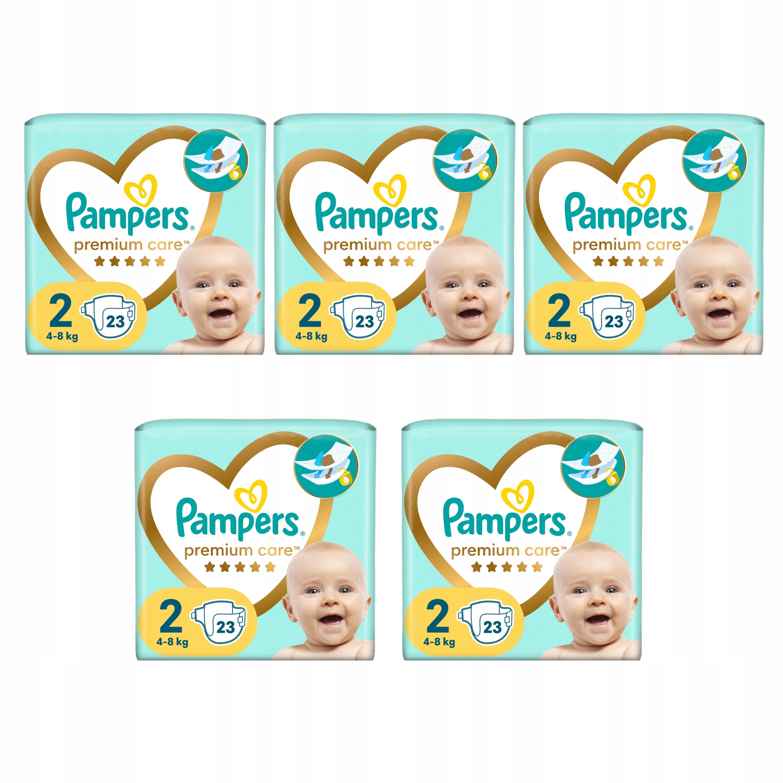 pampersy pampers 23 szt