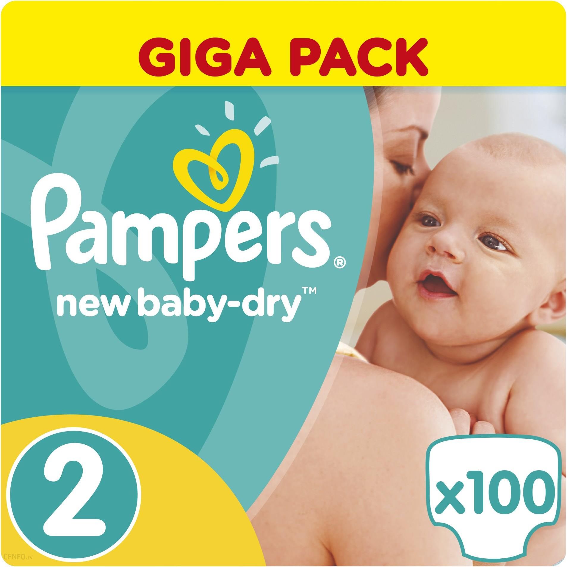 pampers new baby dry 2 100 szt