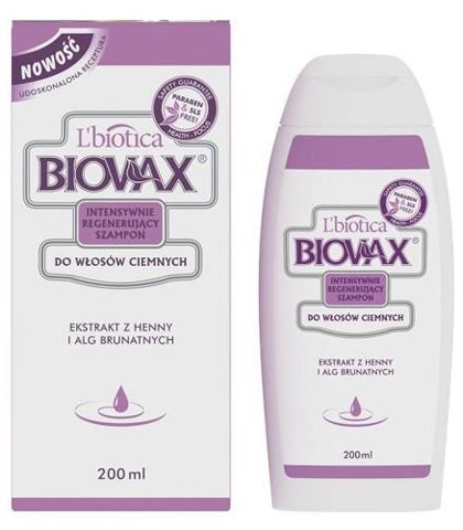 biovax szampon do wlosow ciemnych