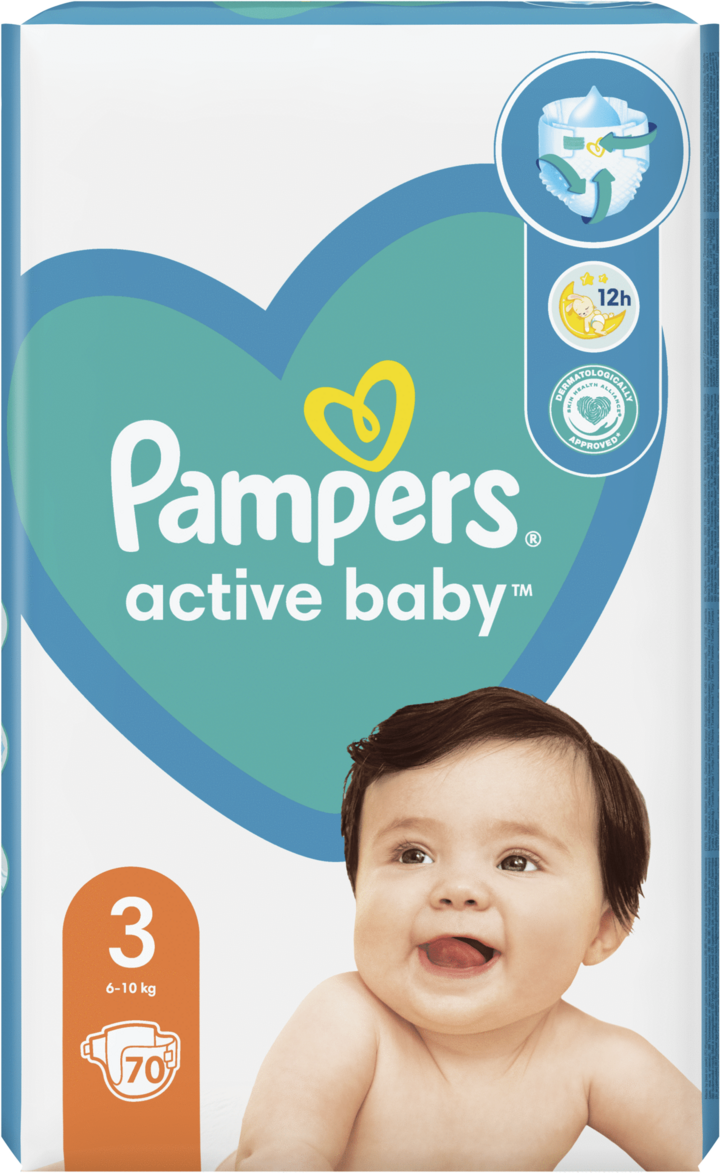 pampers active baby dry 3 68 szt rossmann