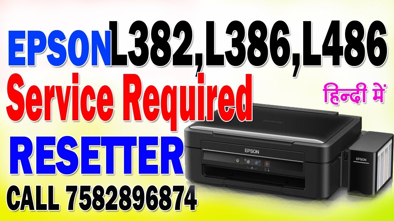 l386 epson reset pampers