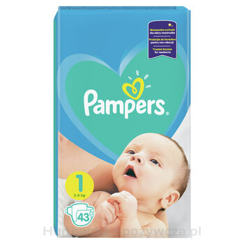 pampers pieluszki 2-5 kg newborn 1 43szt pieluchy