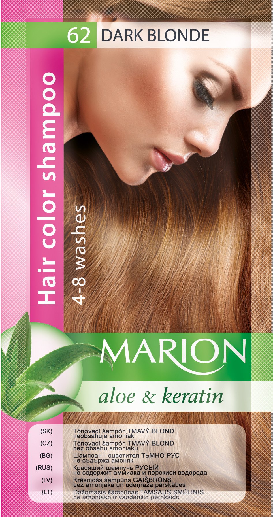 szampon koloryzujący marion color shampoo 79 ash blonde