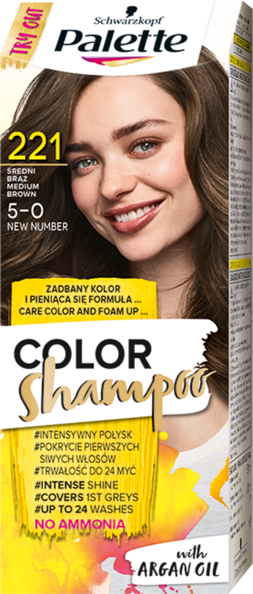 szampon do włosów kolor średni brąz opinie
