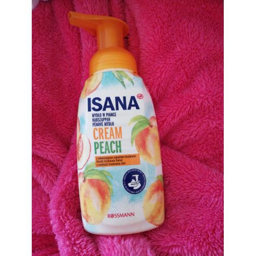 isana cream peach pianka do twarzy