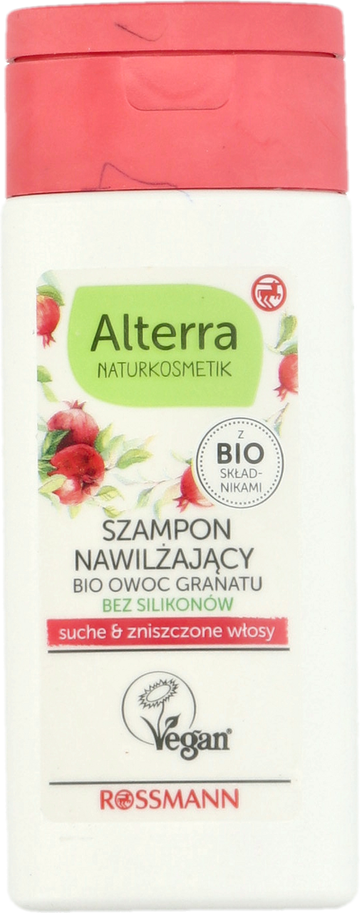 szampon nawilżający bio-owoc granatu& bio-aloes alterra naturkosmetik działanie