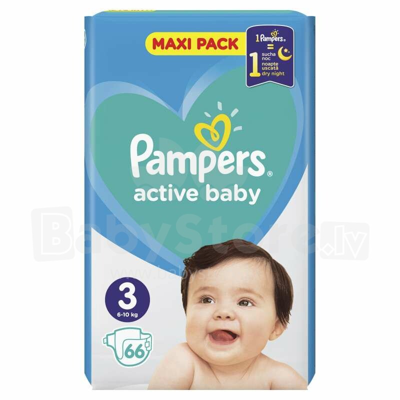 pampers active cena