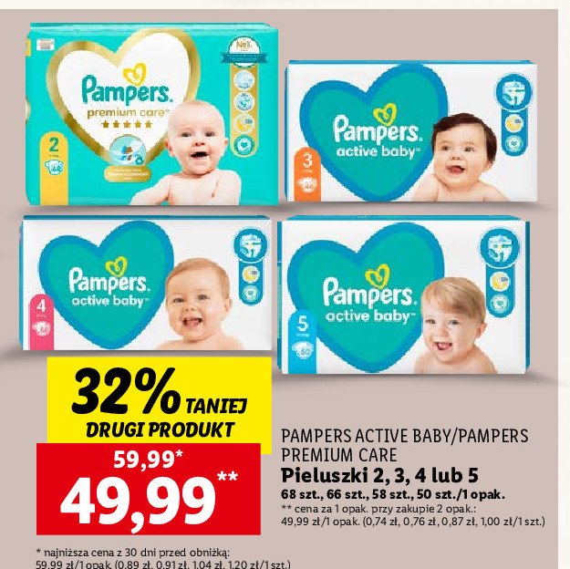 promocja pampers 49 99