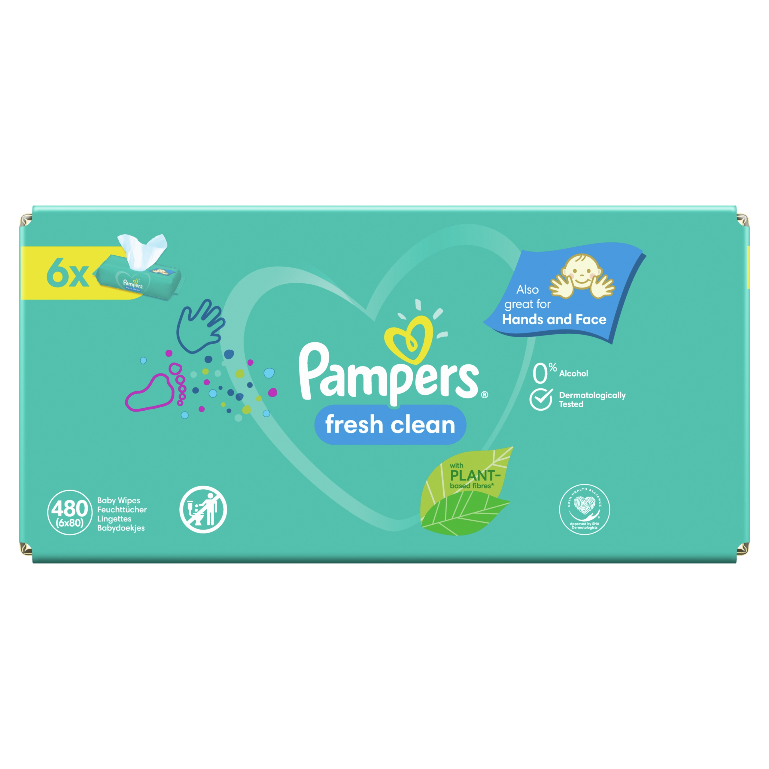 chusteczki pampers natural clean opinie