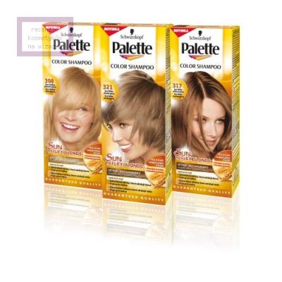 palette szampon koloryzujący nr 308 słoneczne refleksy złoty blond