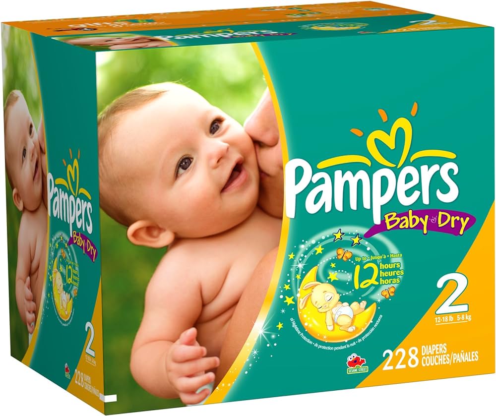 cena pampers activ dry 125 szt