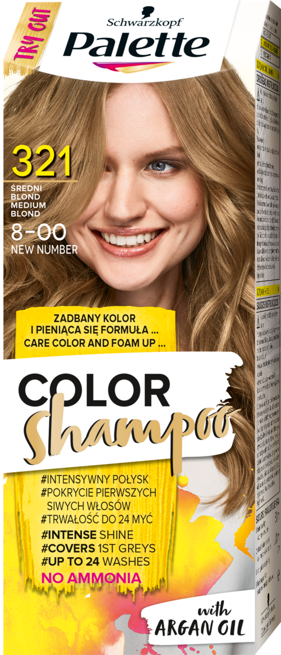 szampon koloryzujacy palette ciemny blond jak nakladac