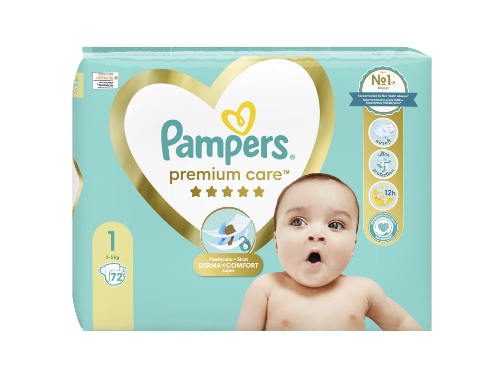 pampers 72 cena