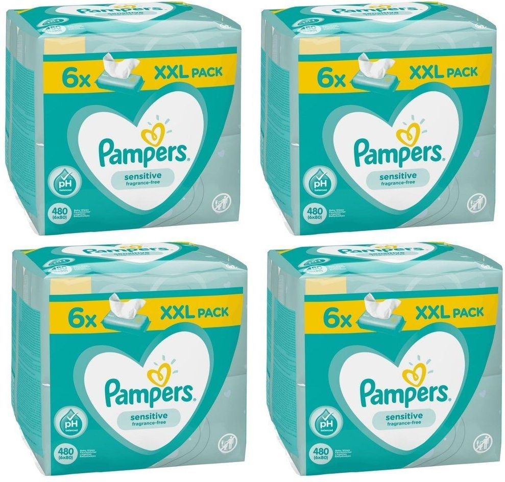 pampers sensitive chusteczki 24 cena