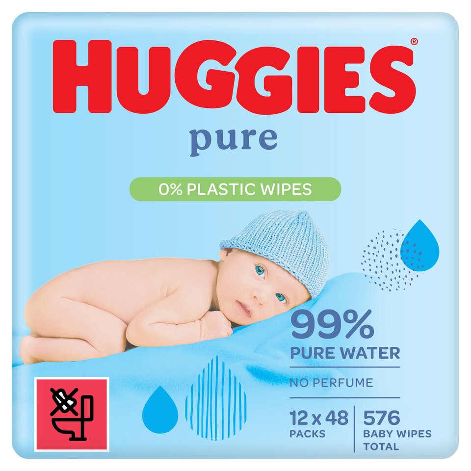 tesco huggies pure wipes