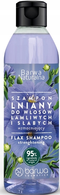 barwa naturalna szampon do włosów lniany