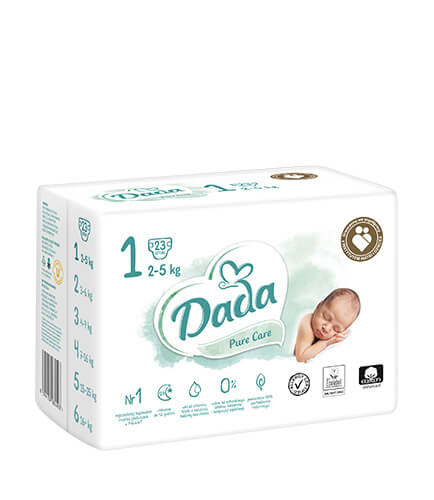 pieluchy dada newborn różnica