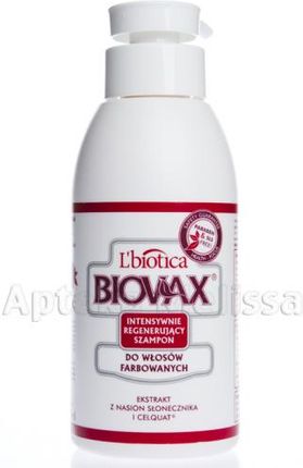 biovax do włosów farbowanych szampon