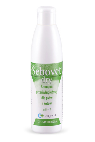 eurowet sebovet-dry szampon przeciwłupieżowy 200ml