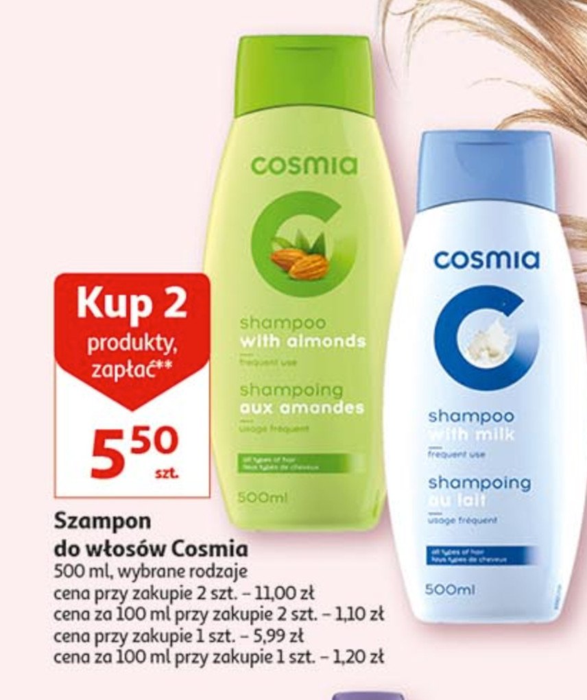 szampon do wlosow cosmia collections